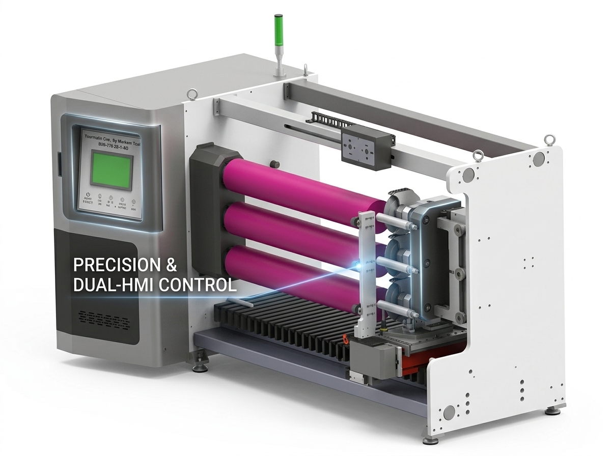 ZRT-1300-G3 High Precision Servo Slitting Machine with 1500W Cross Travel 0.02mm Accuracy