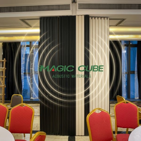 Polyester Fiber Acoustic Panel 600x1200mm 24mm Sound Absorbing Wall Board for Call Center Interior Decoration