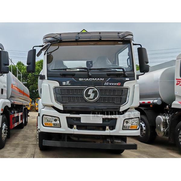 Шакман M3000 топливный танк грузовик 6 * 4 300HP Алюминиевого сплава топливный танк грузовик для продажи