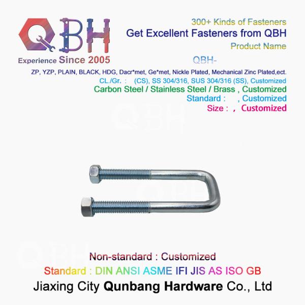 Болт M6 квадратной карты прямоугольный гальванизированный u - M10