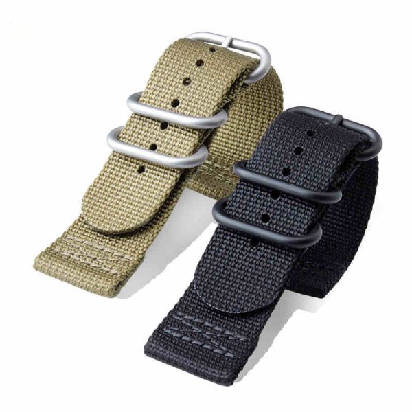 Linen-feel Nylon Strap · 18/20/22/24mm