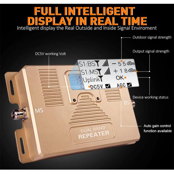 репитер сети ракеты -носителя 2G 3G 4G сигнала диапазона 850MHz 1800MHz двойной