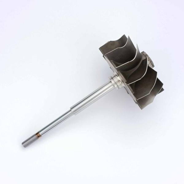 MS-TECH Turbo HX83 Turbine Wheel Shaft 3595589 Ind 125mm Exd 111.7mm Blades13