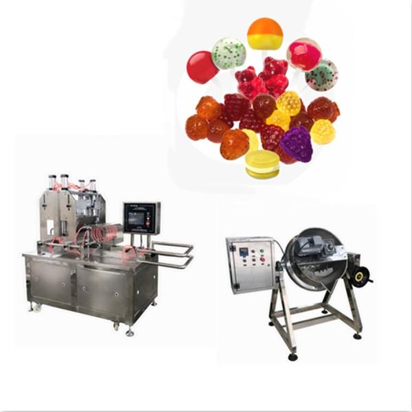 500KG Production Small Lollipop Jelly Toffee Hard Candy Making Machine 1900x980x1700mm