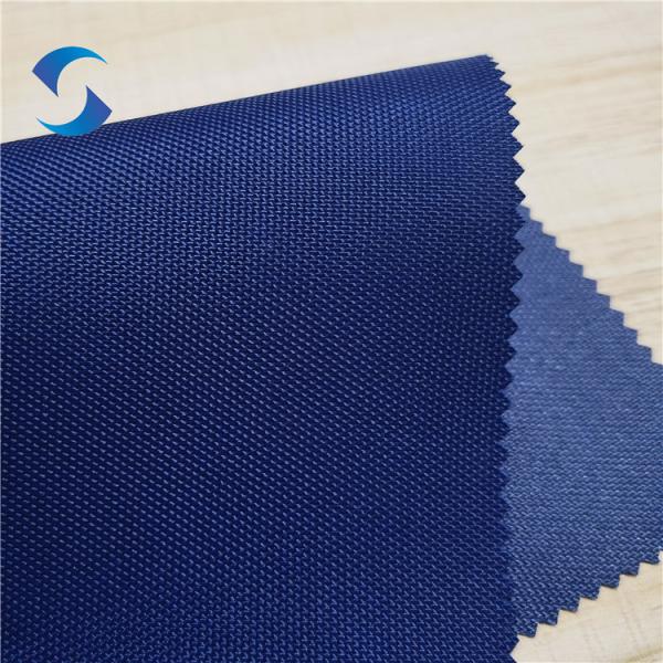 180GSM bleu PU revêtu 100Tissu polyester 600D tissu oxford pour tente 5*3 densité tissu oxford
