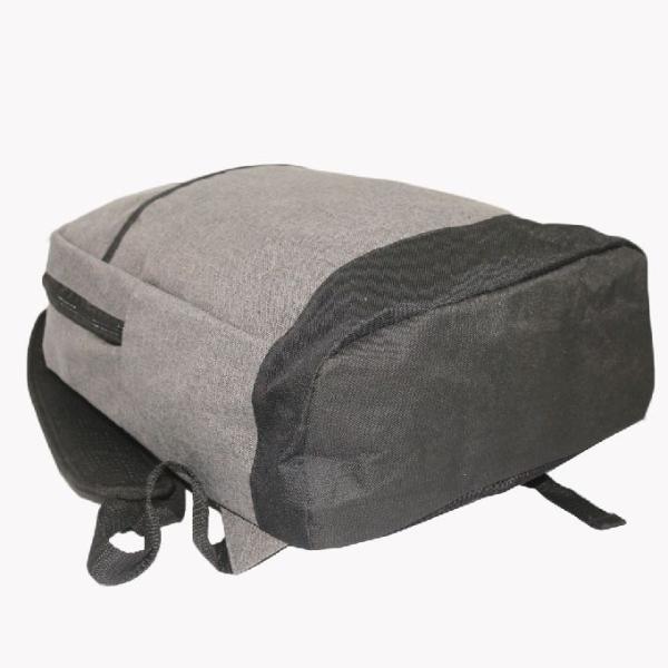 Simple Grey Backpack Computer Bag For Business Travel