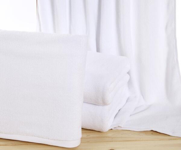 1100g 100*200cm extra big 21S white plain terry bath towel for wholesale, customized logo acceptable