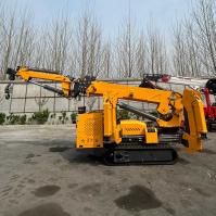 Électrique et diesel de puissance lourde performance jaune / rouge ou vert Crawler araignée grue