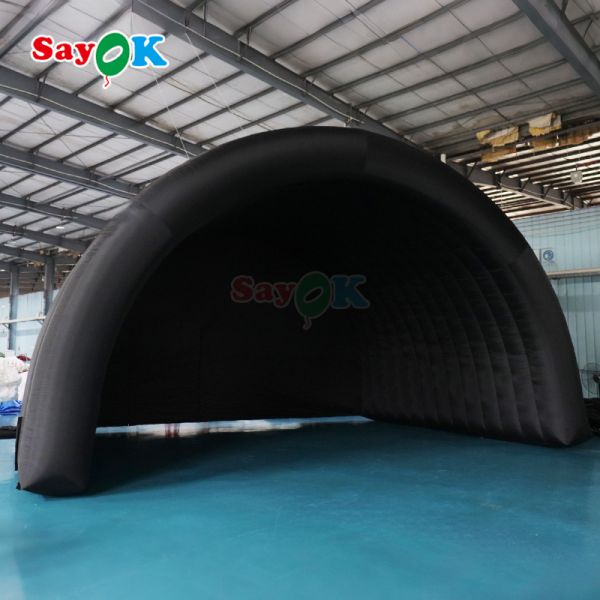 Weather-resistant Inflatable Stage Cover White Air Tent for Outdoor Concerts and Shows