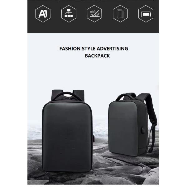 Programmable Full Color LED Light Digital Advertising Billboard Display Bag for Outdoor in Restaurant Hotel Supplies