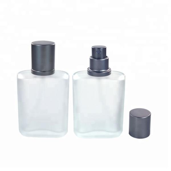 O pulverizador de perfume de vidro recarregável de Frost engarrafa a garrafa do reenchimento do perfume do carro 100ml