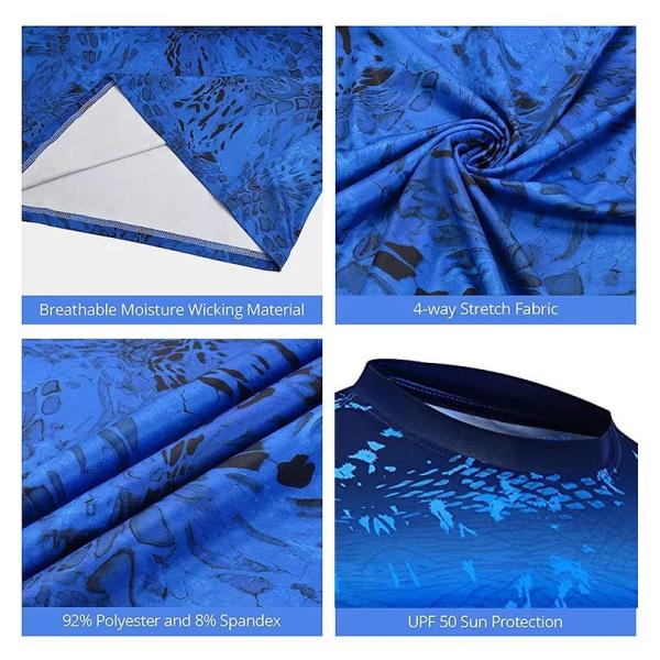 Unisex Practical Hooded Fishing Jersey , Polyester Tournament Fishing Apparel