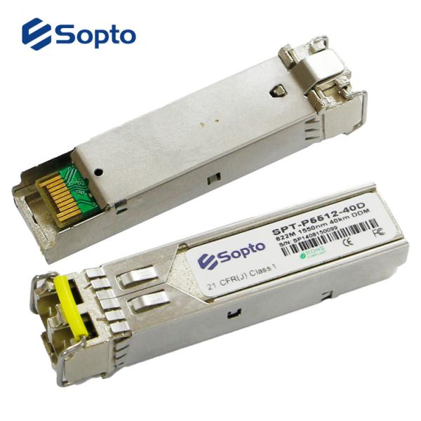 622m 40km 1550nm Sfp Gigabit Ethernet Module Lc Interface With DDM