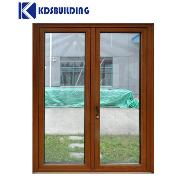 KDSBuilding Best Price Commercial Store Front Casement Glass Wooden Door Design Pictures