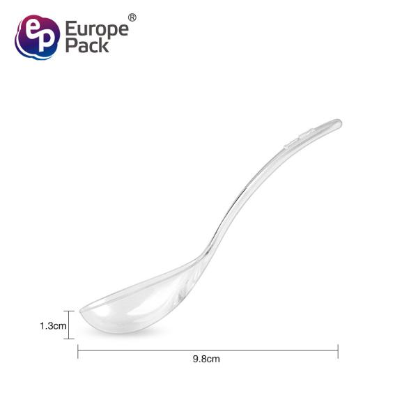 High quality factory direct wholesale soup plastic food spoon for restaurant