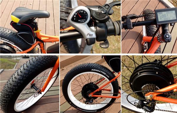 Shimano 7 Speed Specialized Electric Fat Bike Dia 70cm With LCD Display