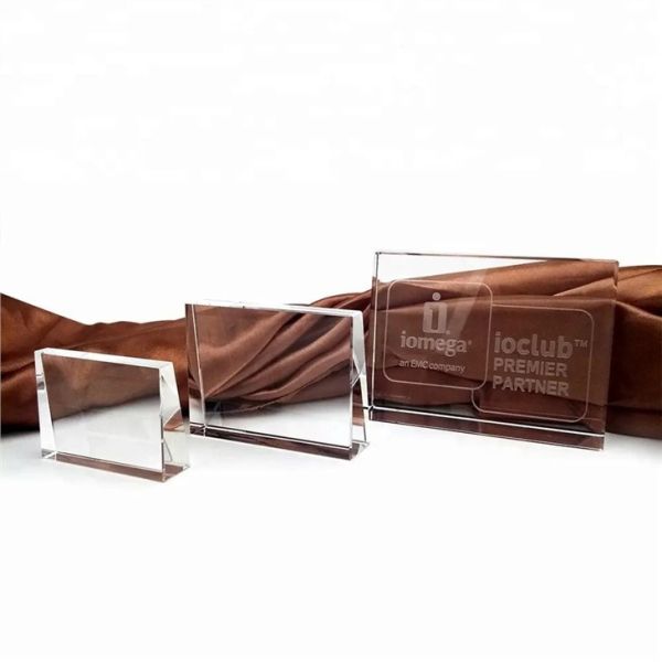 Honor Of Crystal Blank Crystal Cubes3D Laser Engraved