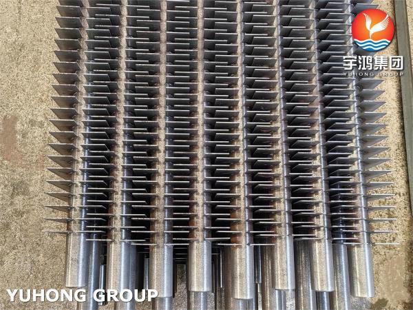 Seamless Steel Square ASME SA270 TP316L Tube Fins H Type Heating Transfer System Economizer