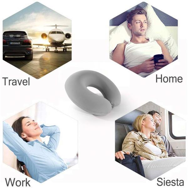 32*30*9 cm Comfortable Breathable Memory Foam Travel Neck Pillow for Home Office Chair