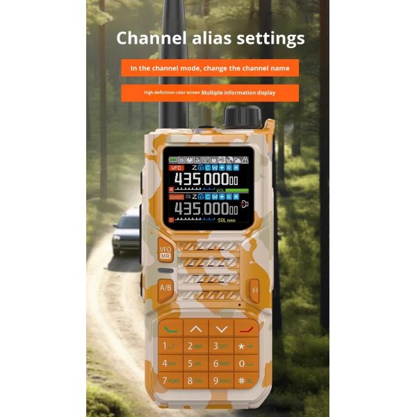 Baofeng RD-55PRO 3G POC Walkie Talkie with GPS Beidou Positioning and >50km Range Two Way Radio
