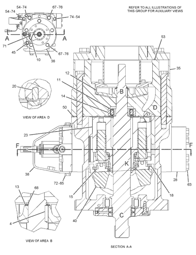 384-9438 384-9439 20R6312 для загрузчиков колес CAT 994H 988K 988H гидравлический насос GP-PISTON