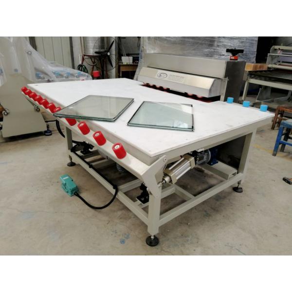 Single Side Double Glazing Equipment Heated Roller Press Table With Air Float & Tilting,Tilting Heated Roller Press