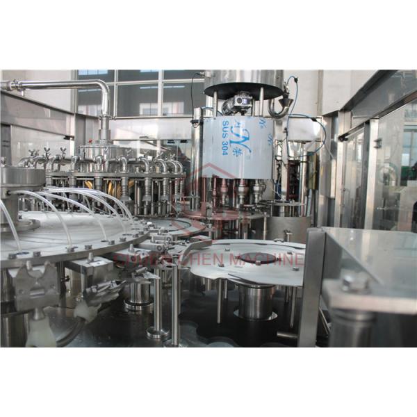 8000BPH Big Capacity Juice Bottling Machine Glass And Plastic Bottle Filling And Packing