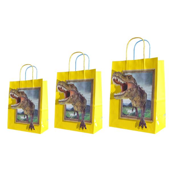 Custom Printed Eco-Friendly Recyclable Kraft Paper Bags Luxury Style Takeaway Food & Shopping