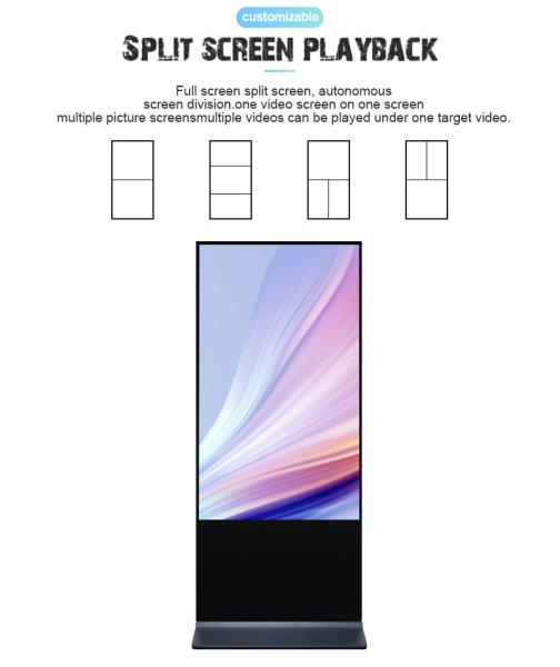 Fabricante de cartelería digital Qtenboard LCD Certificaciones globales OEM personalizadas Garantía de 1 año Cartelería digital LCD de pared