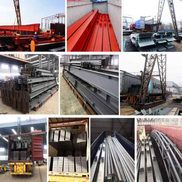 Industrial Steel Structures Building Metal Frame Iron Structure Prefabricated Storage Warehouse Hangar