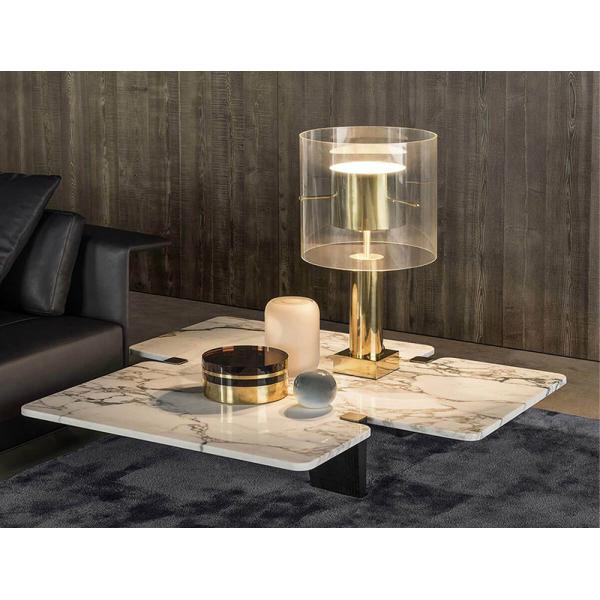 700mm подгонянный мрамор стиля титана журнального стола 1.4m итальянский