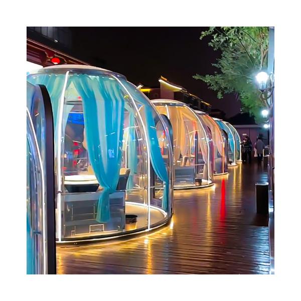 High Efficiency High Efficiency 3 5m Igloo Dome Clear Bubble Tents Waterproof