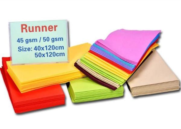 Textile tissé imperméable de la preuve d'huile de TNT pp non pour la larme 1M résistant x 1M 50gsm de Tableau