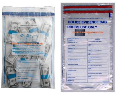 Tamper Evidence Bags With Barcode And Serial Number Bank Money Coin Deposit Change Security Bags