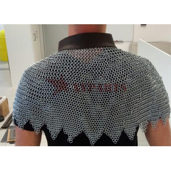 Brass Color Chainmail Mesh Curtain with 0.53mm Wire and 3.81mm Ring Diameter for Interior Decoration