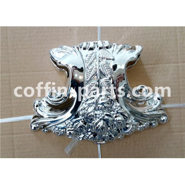 Silver Plastic Funeral Casket Corners Coffin Decoration Coffin Hardware For Madrid