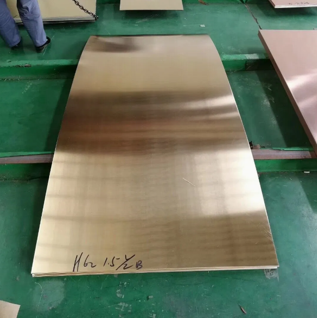 Brass Yellow Copper Plate Sheet  ASTM JIS DIN EN Brass Plate for Construction Air Conditioner Industrial Applications