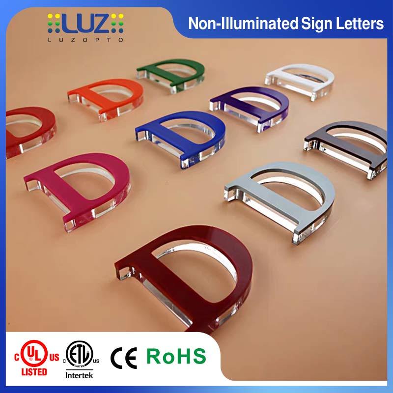 Custom 3D Double-Layer Acrylic Letters | Crystal Acrylic Dimensional Signage