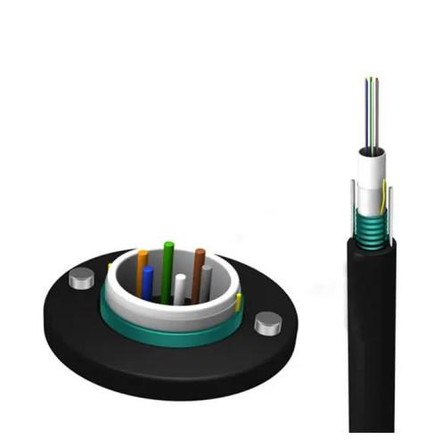 GYXTW Central Loose Tube Fiber Optic Cable High Strength Hydrolysis Resistant with PE outer sheath