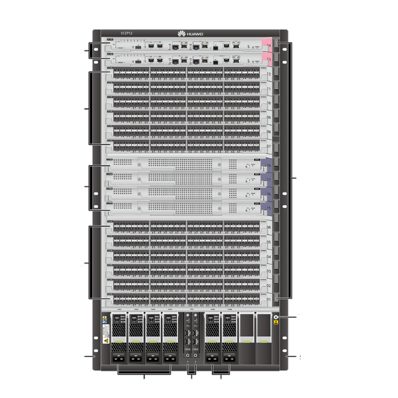 S12712 Huawei CloudEngine Campus Network Switch 12 LPU Slots 2 MPU Slots