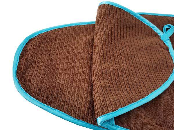Puppy Microfiber Pet Towel Microfiber Glove Towel For Dogs Bath Drying