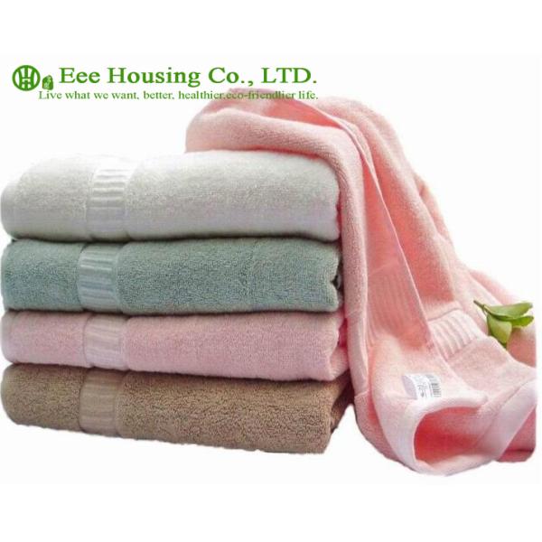 100%  Plain Bamboo Fiber Tower, Eco-friendly and Anti-Bacterial, 34cm*76cm,Blue/ Green/Pink/ khaki