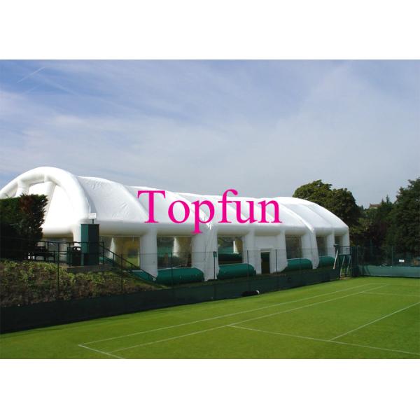 White Giant Inflatable Lawn Tent With Door For Outdoor Events Amusement Park Used