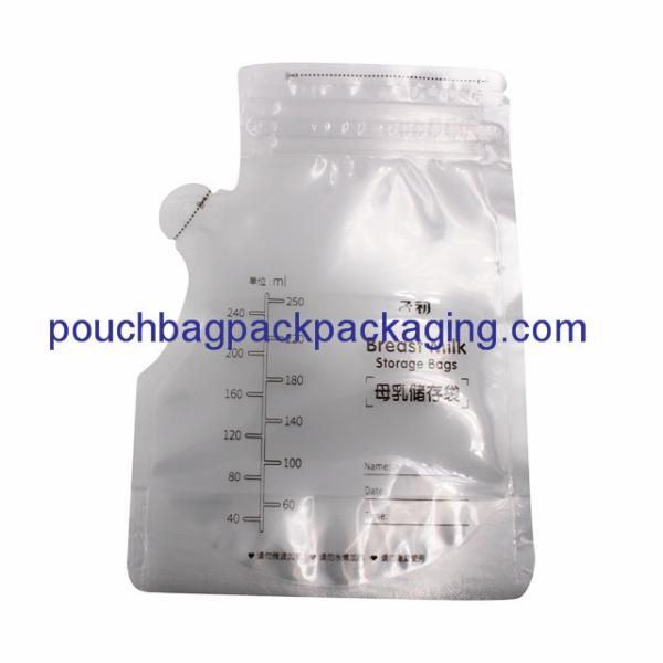 Baby breast milk storage bags SGS approval  8OZ 250ml BPA free