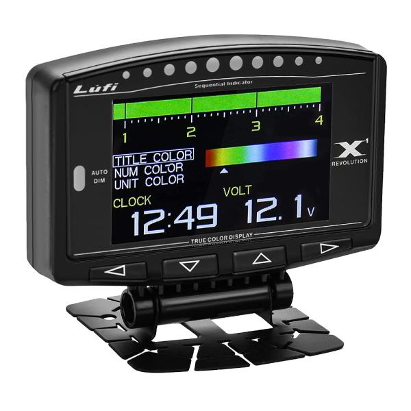 Revolution OBD2 スマートデジタルカーゲージ RPM マルチメーター ターボアラーム付き 自動車 OBD 車両アラーム