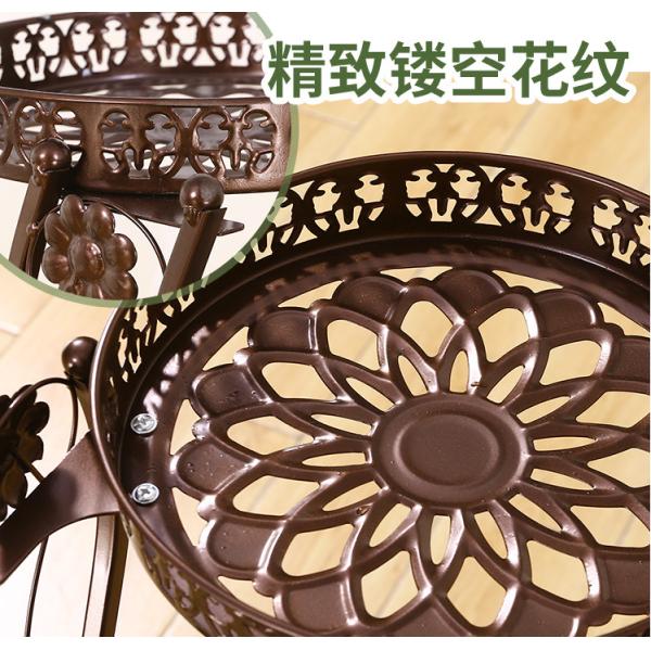 Anti Corrosion H81cm 6 Tier Metal Plant Stand For Decoration