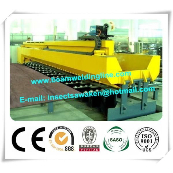 Steel Plate Butt Joint H Beam Welding Line FOr Ship Yard Welding