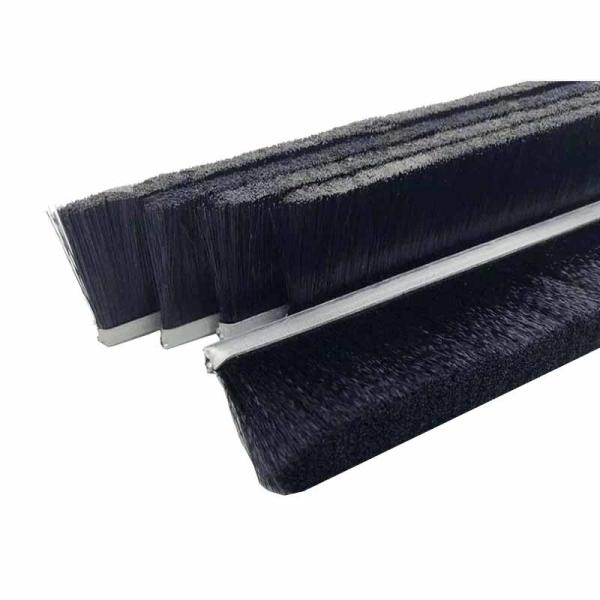 Nailão industrial Bristle Porta deslizante Roll Strip Borracha Weather Strip