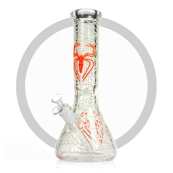 Luminuos Spider Art Glass Bongs Heady Borosilicate Glass Hookah Pipe