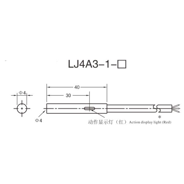 LJ4A3-1-Z/BY DC type PNP NO inductive proximity sensor switch